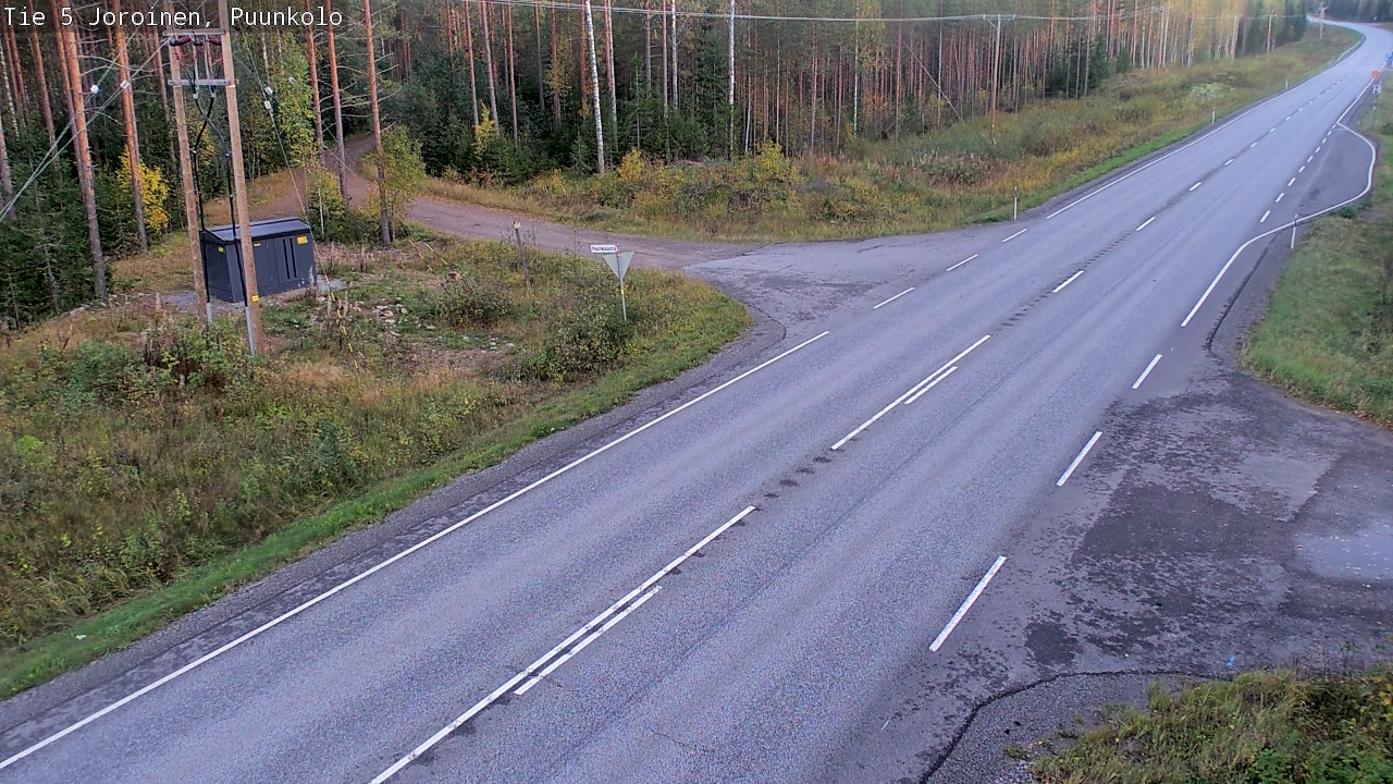 Weather Camera Image Road 5 Joroinen, Puunkolo, Joroinen, Pohjois-Savo