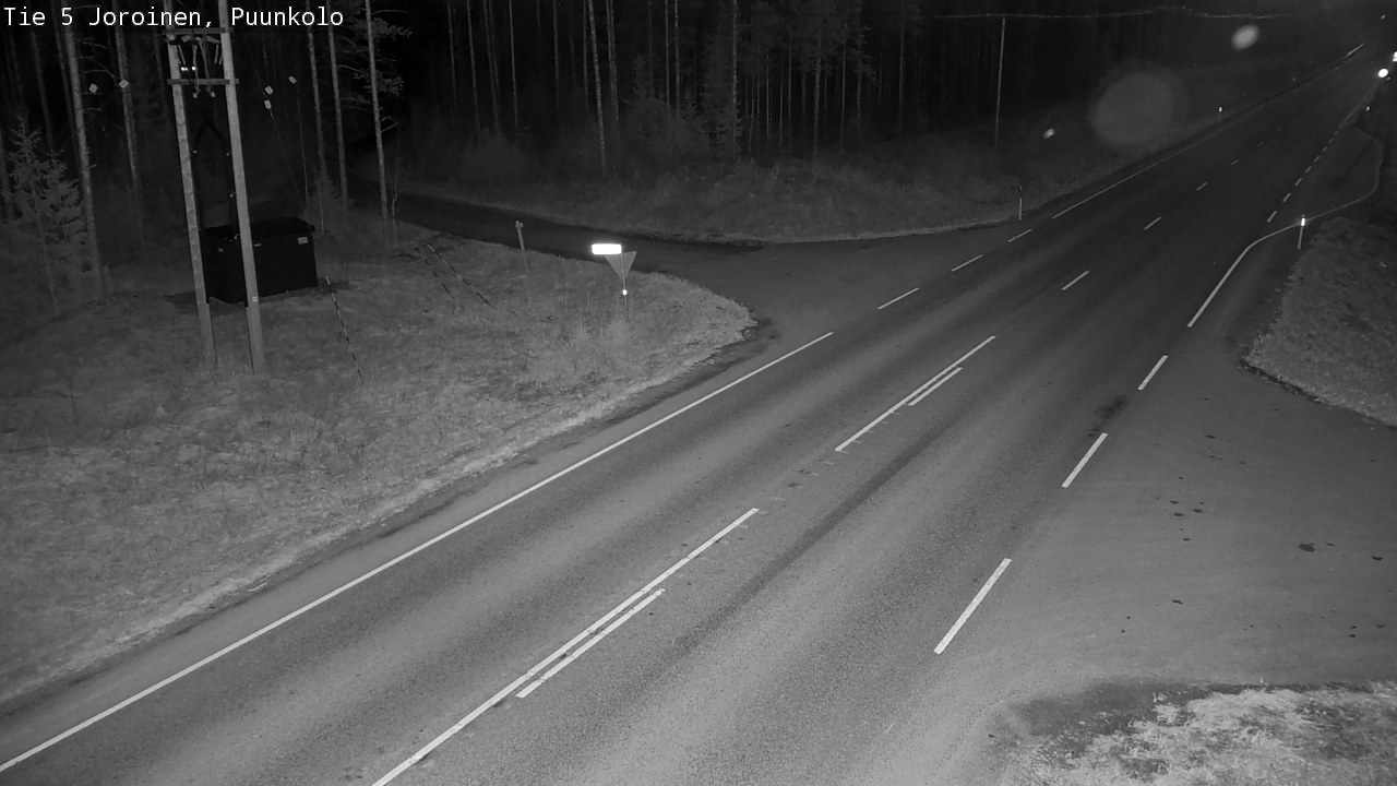 Weather Camera Image Road 5 Joroinen, Puunkolo, Joroinen, Pohjois-Savo