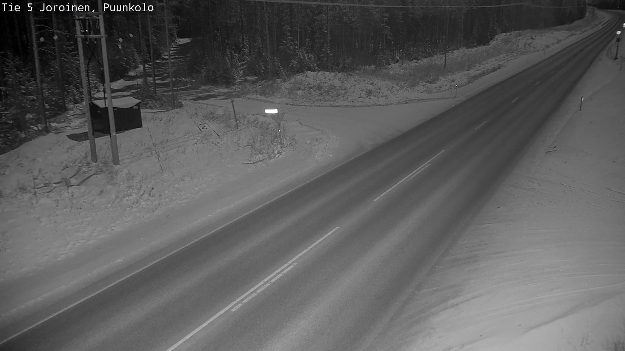 Weather Camera Image Väg 5 Joirois, Puunkolo, Joroinen, Pohjois-Savo