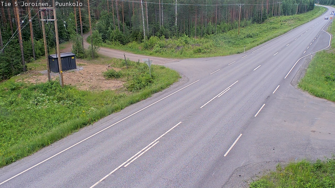 Weather Camera Image Road 5 Joroinen, Puunkolo, Joroinen, Pohjois-Savo