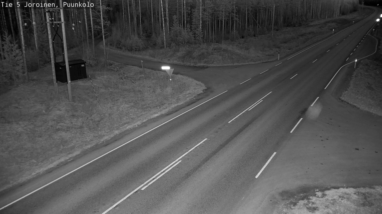 Weather Camera Image Road 5 Joroinen, Puunkolo, Joroinen, Pohjois-Savo