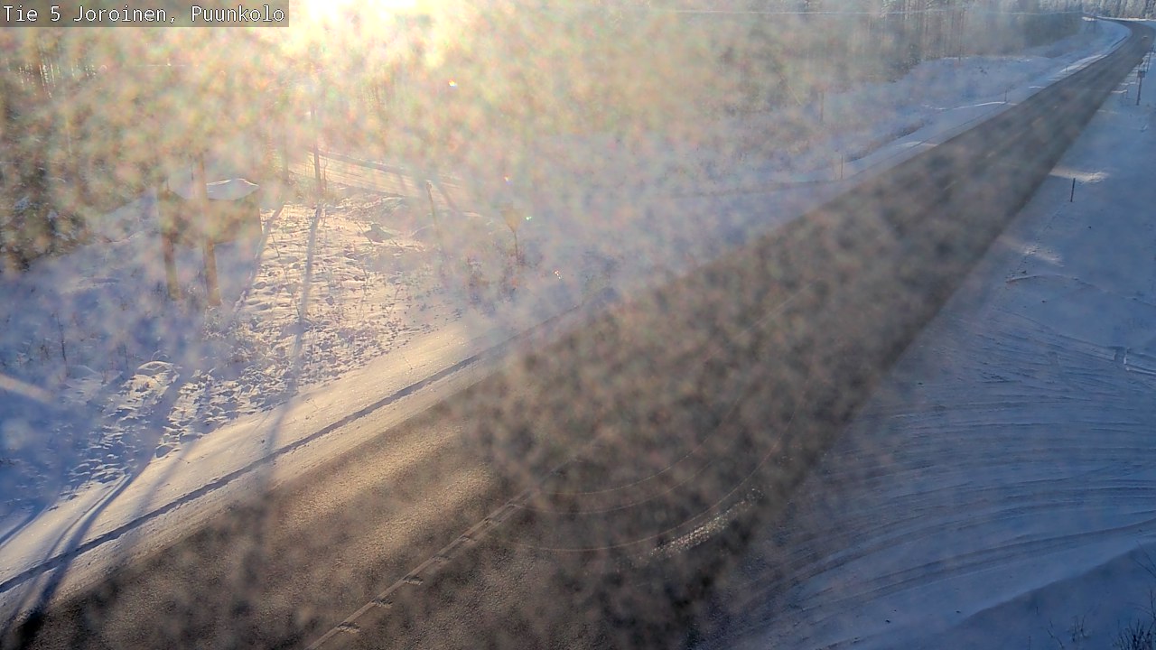 Weather Camera Image Väg 5 Joirois, Puunkolo, Joroinen, Pohjois-Savo