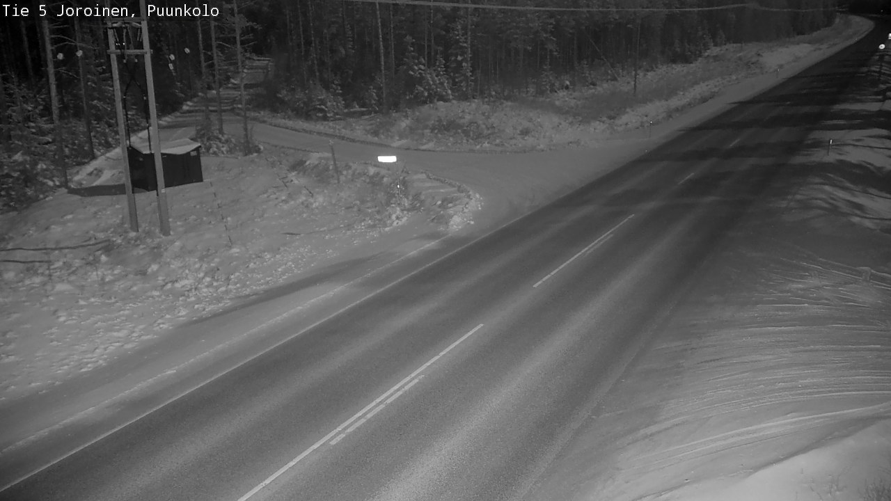 Weather Camera Image Väg 5 Joirois, Puunkolo, Joroinen, Pohjois-Savo