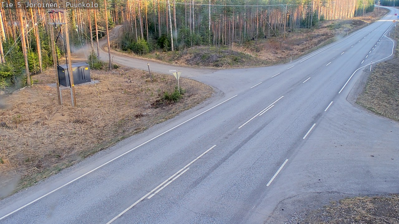 Weather Camera Image Road 5 Joroinen, Puunkolo, Joroinen, Pohjois-Savo