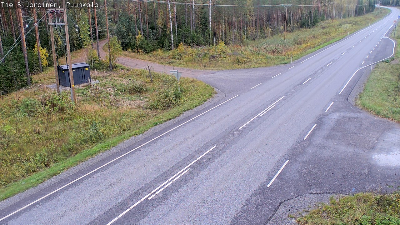 Weather Camera Image Road 5 Joroinen, Puunkolo, Joroinen, Pohjois-Savo