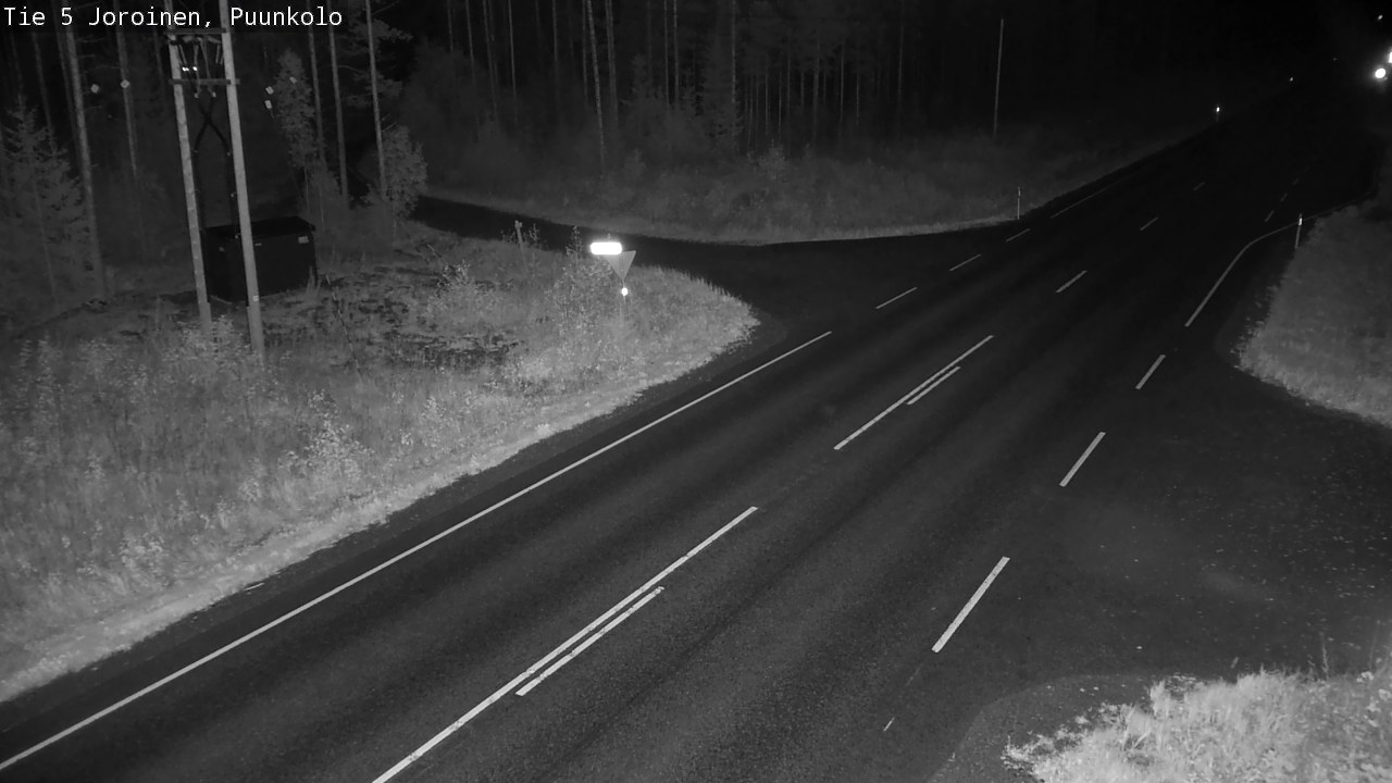 Weather Camera Image Road 5 Joroinen, Puunkolo, Joroinen, Pohjois-Savo