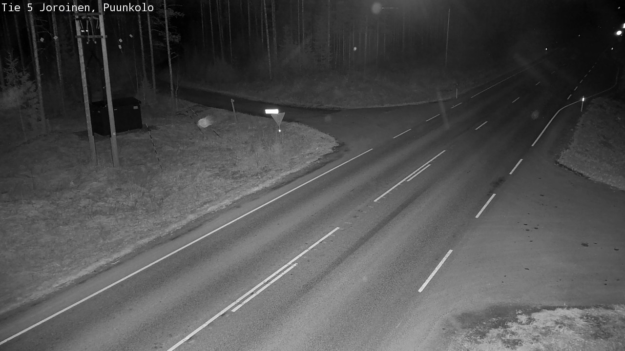 Weather Camera Image Road 5 Joroinen, Puunkolo, Joroinen, Pohjois-Savo