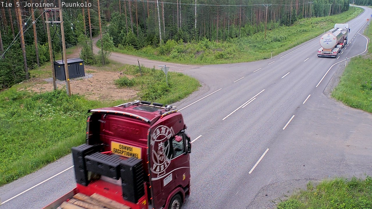 Weather Camera Image Road 5 Joroinen, Puunkolo, Joroinen, Pohjois-Savo