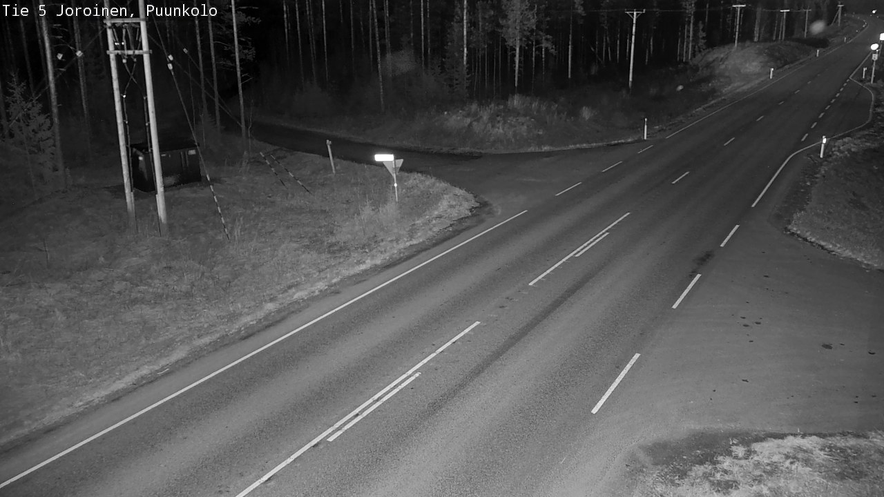 Weather Camera Image Road 5 Joroinen, Puunkolo, Joroinen, Pohjois-Savo