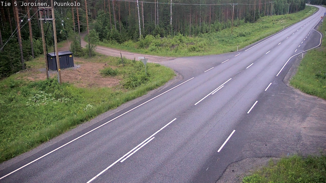 Weather Camera Image Road 5 Joroinen, Puunkolo, Joroinen, Pohjois-Savo