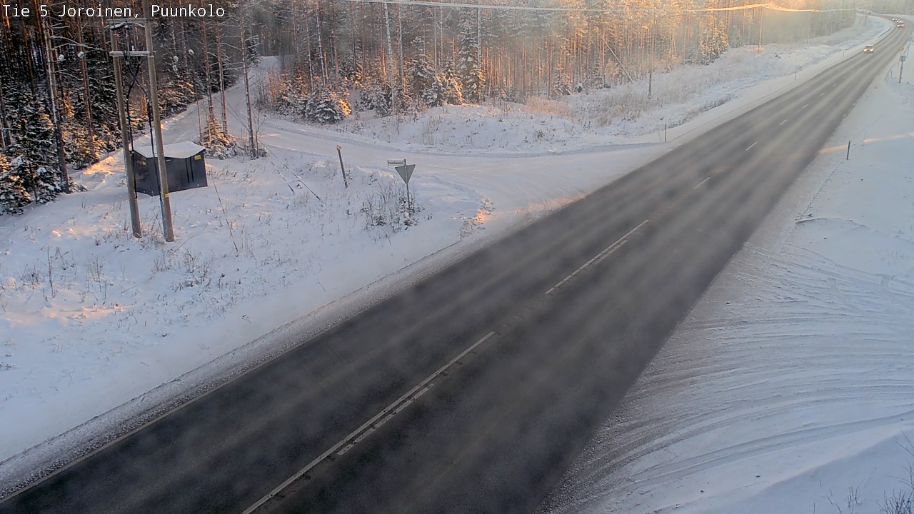 Weather Camera Image Väg 5 Joirois, Puunkolo, Joroinen, Pohjois-Savo