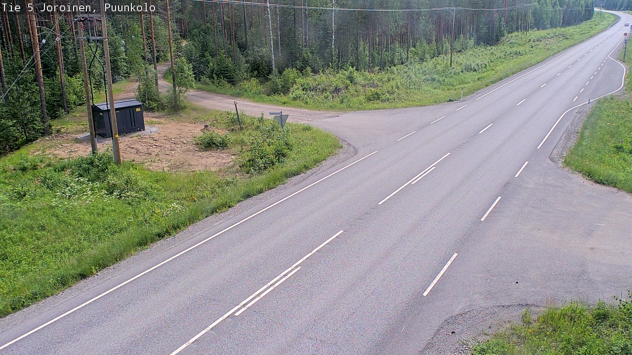 Weather Camera Image Road 5 Joroinen, Puunkolo, Joroinen, Pohjois-Savo