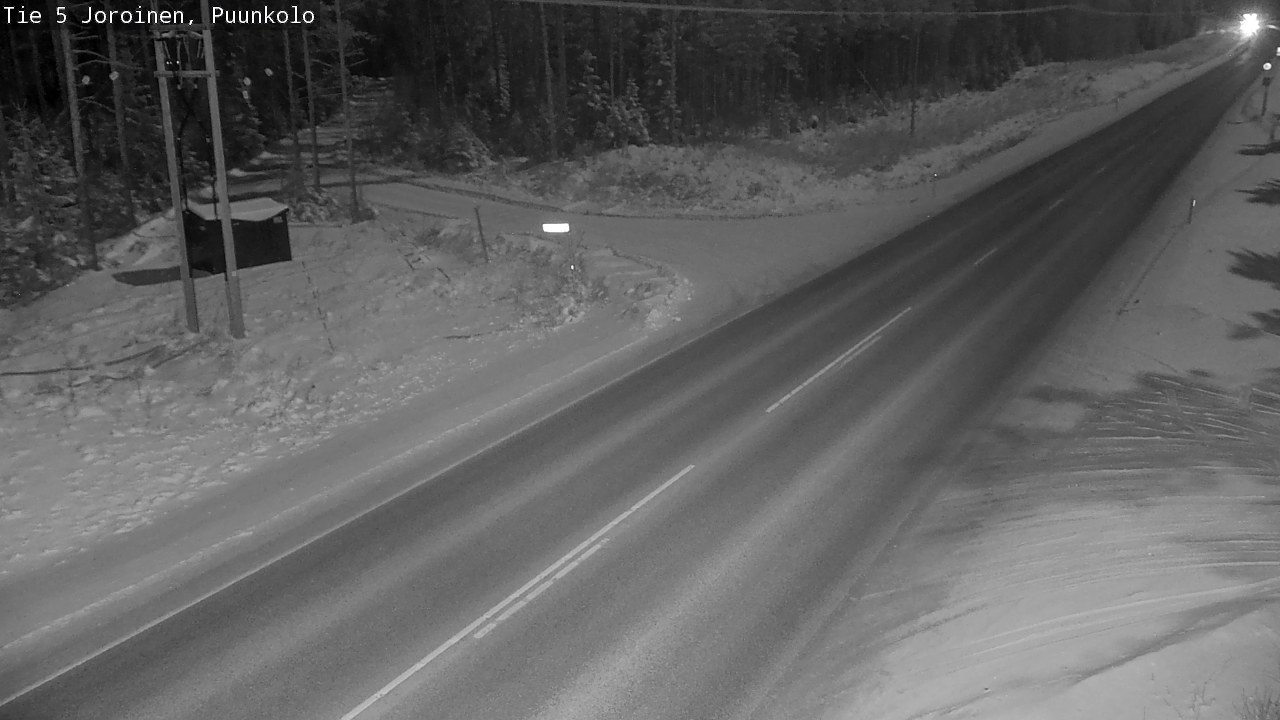 Weather Camera Image Väg 5 Joirois, Puunkolo, Joroinen, Pohjois-Savo