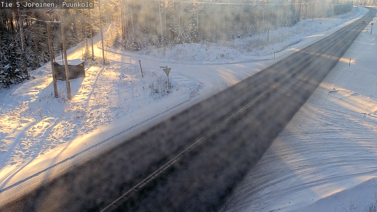 Weather Camera Image Väg 5 Joirois, Puunkolo, Joroinen, Pohjois-Savo