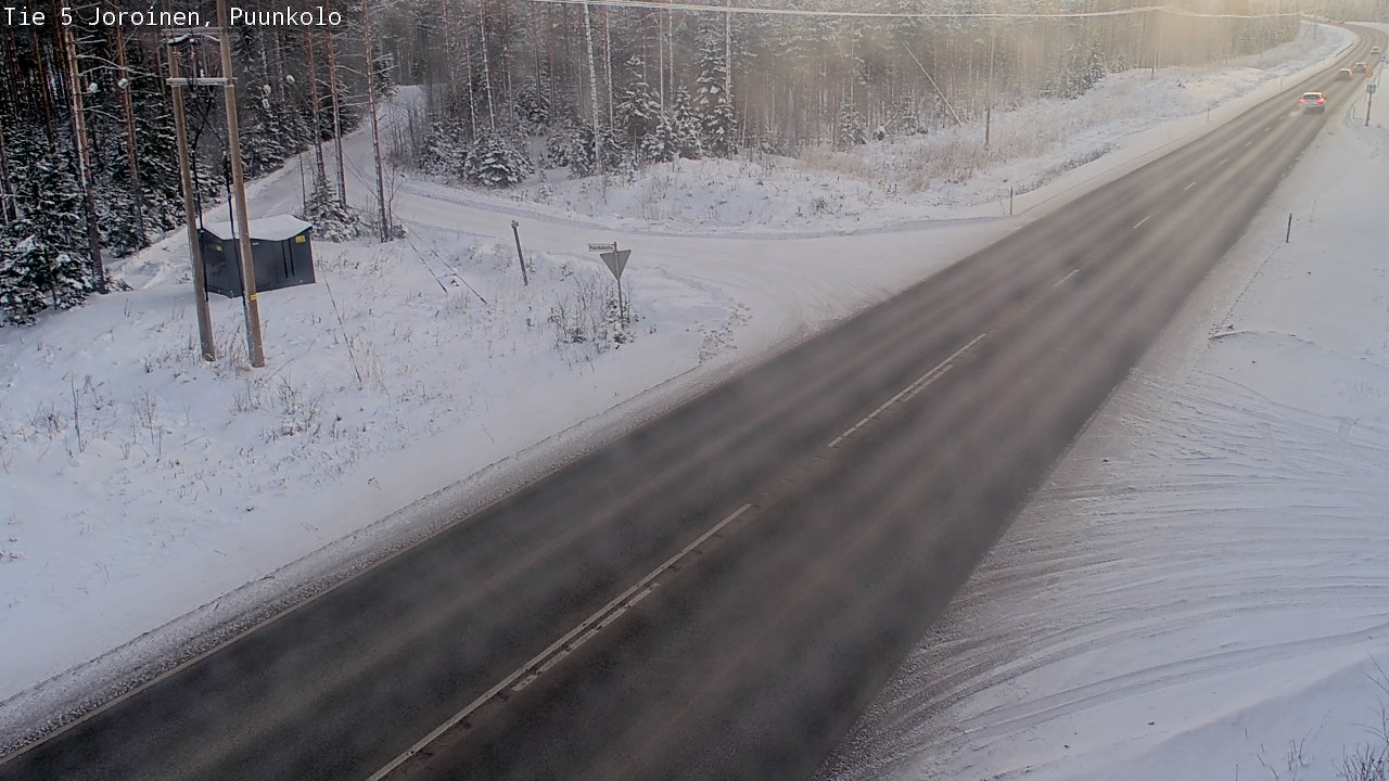 Weather Camera Image Väg 5 Joirois, Puunkolo, Joroinen, Pohjois-Savo