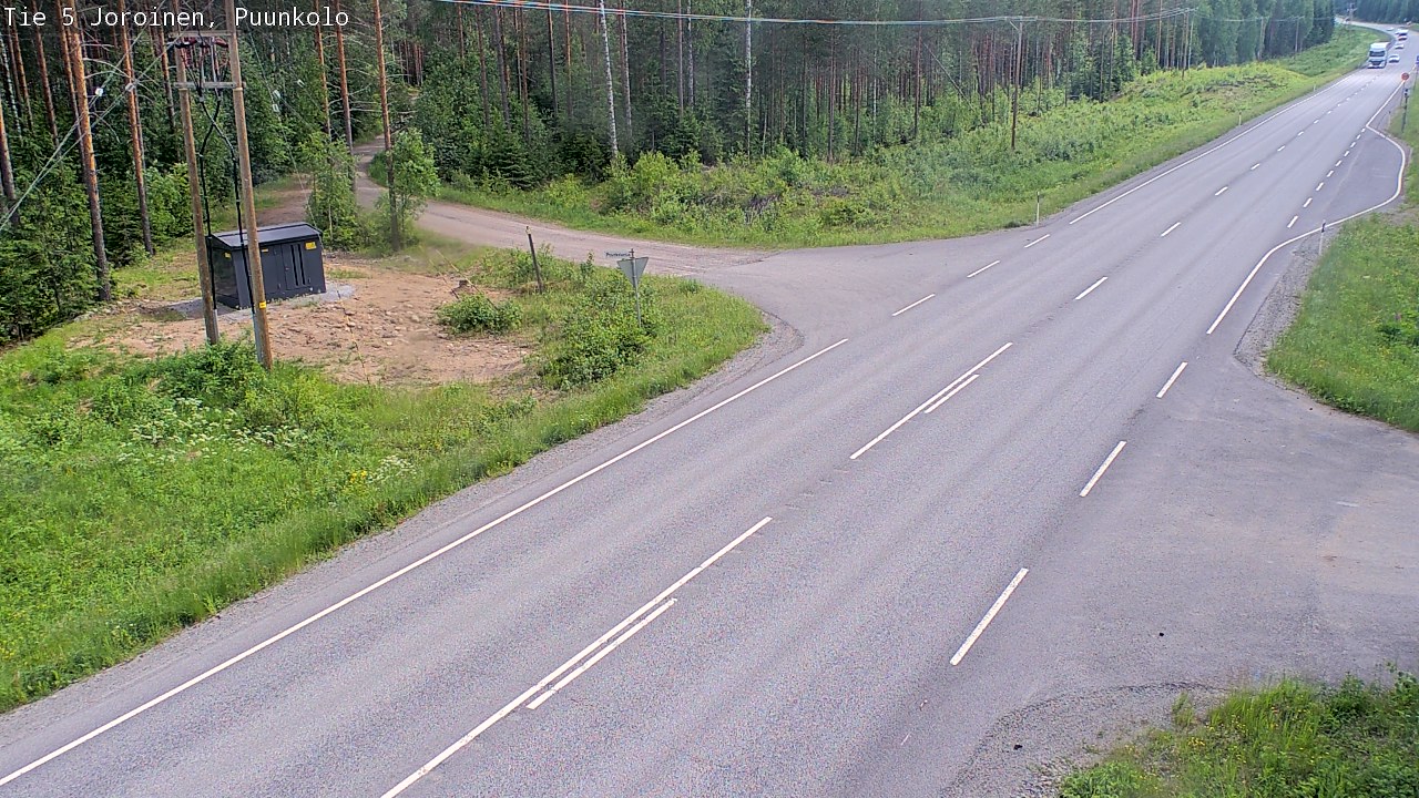 Weather Camera Image Road 5 Joroinen, Puunkolo, Joroinen, Pohjois-Savo