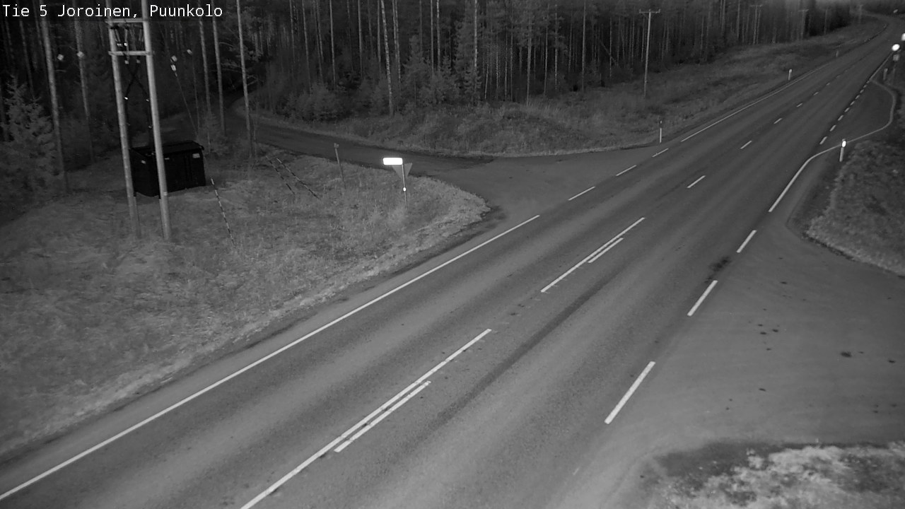 Weather Camera Image Road 5 Joroinen, Puunkolo, Joroinen, Pohjois-Savo