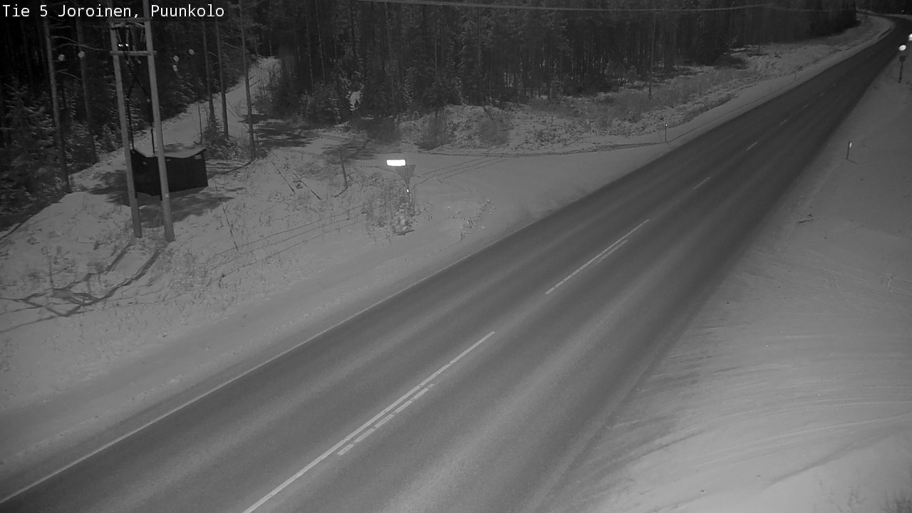 Weather Camera Image Väg 5 Joirois, Puunkolo, Joroinen, Pohjois-Savo