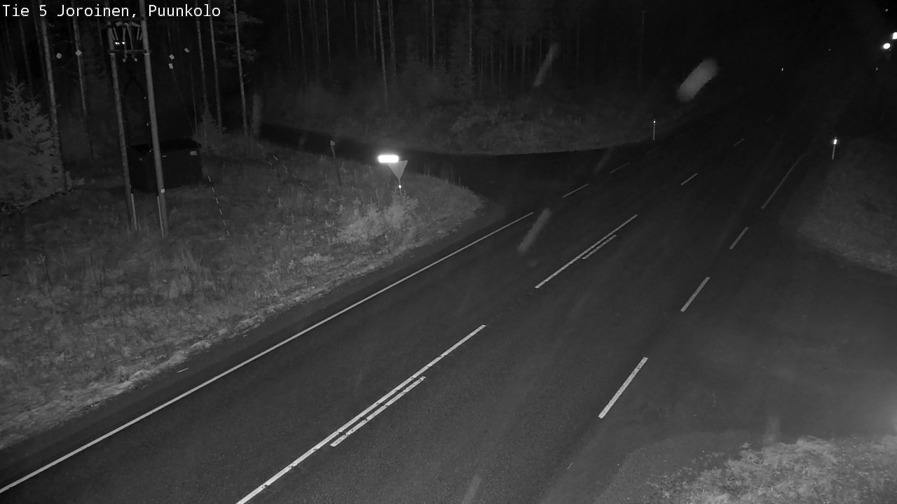 Weather Camera Image Road 5 Joroinen, Puunkolo, Joroinen, Pohjois-Savo