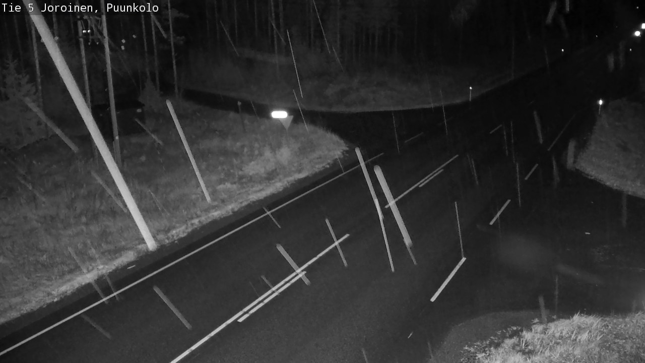 Weather Camera Image Väg 5 Joirois, Puunkolo, Joroinen, Pohjois-Savo