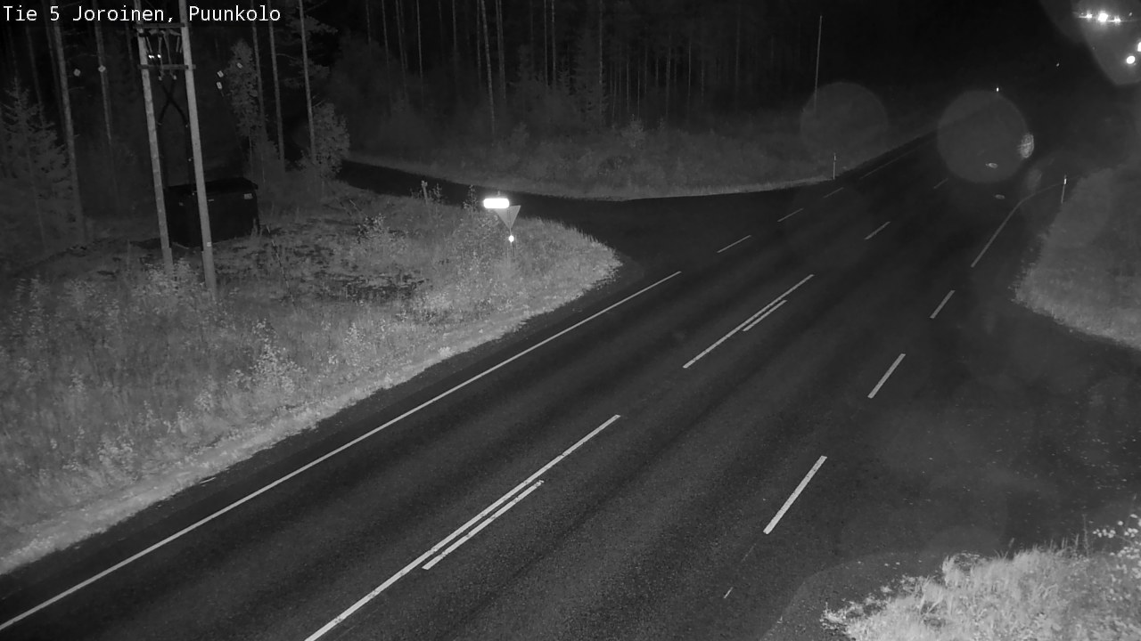 Weather Camera Image Road 5 Joroinen, Puunkolo, Joroinen, Pohjois-Savo