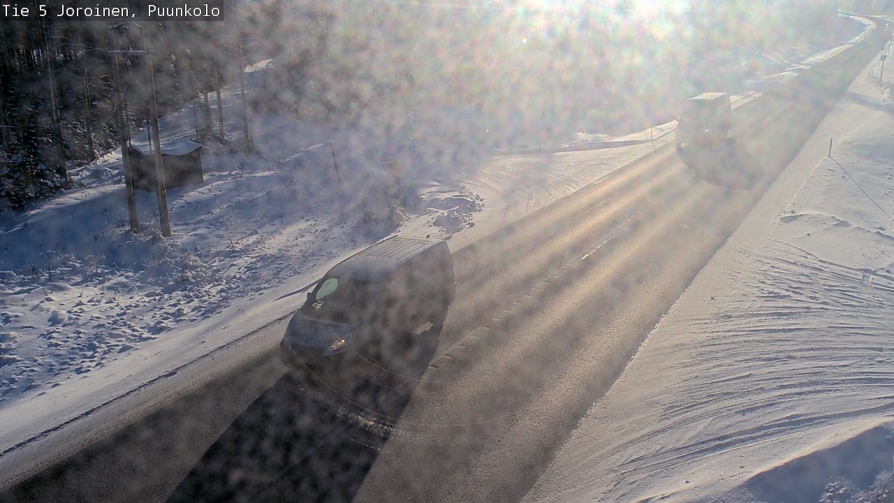 Weather Camera Image Väg 5 Joirois, Puunkolo, Joroinen, Pohjois-Savo