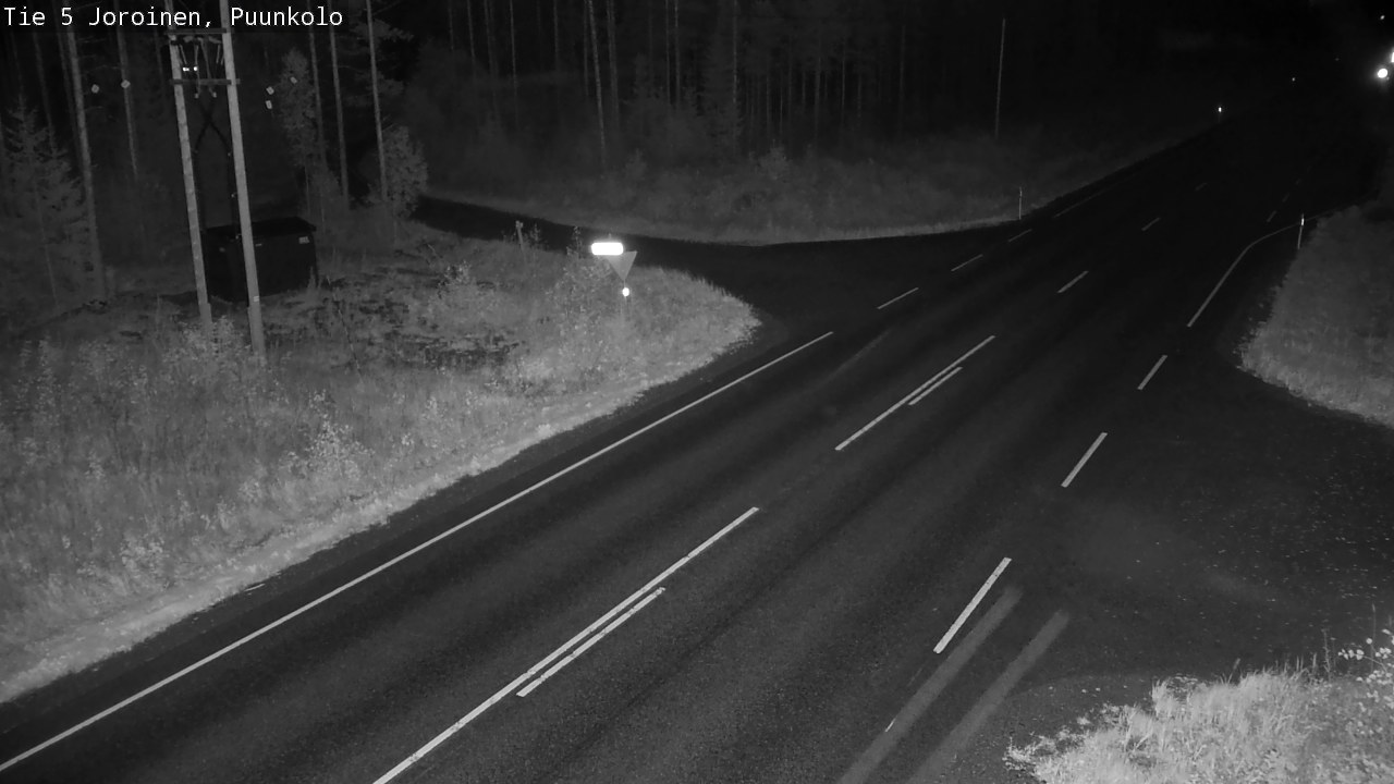 Weather Camera Image Road 5 Joroinen, Puunkolo, Joroinen, Pohjois-Savo