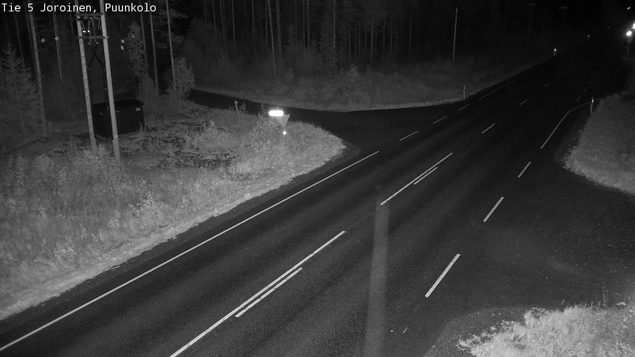 Weather Camera Image Road 5 Joroinen, Puunkolo, Joroinen, Pohjois-Savo