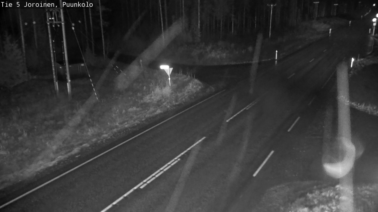 Weather Camera Image Road 5 Joroinen, Puunkolo, Joroinen, Pohjois-Savo