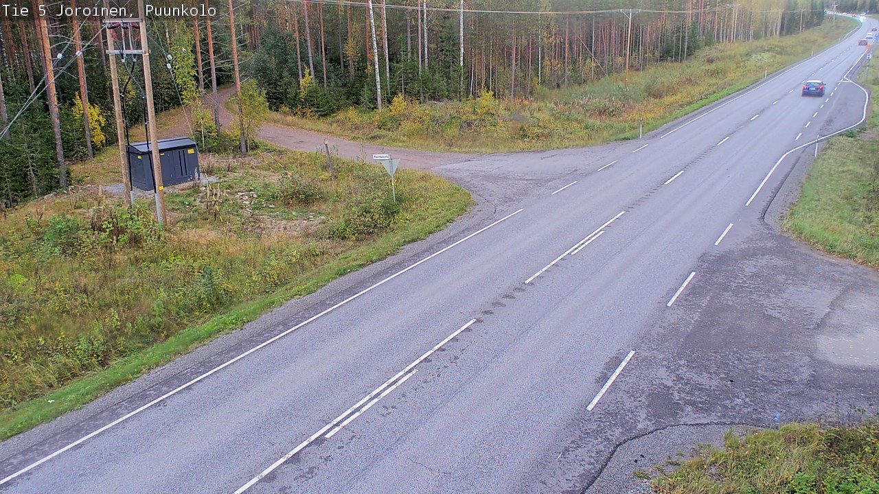 Weather Camera Image Road 5 Joroinen, Puunkolo, Joroinen, Pohjois-Savo