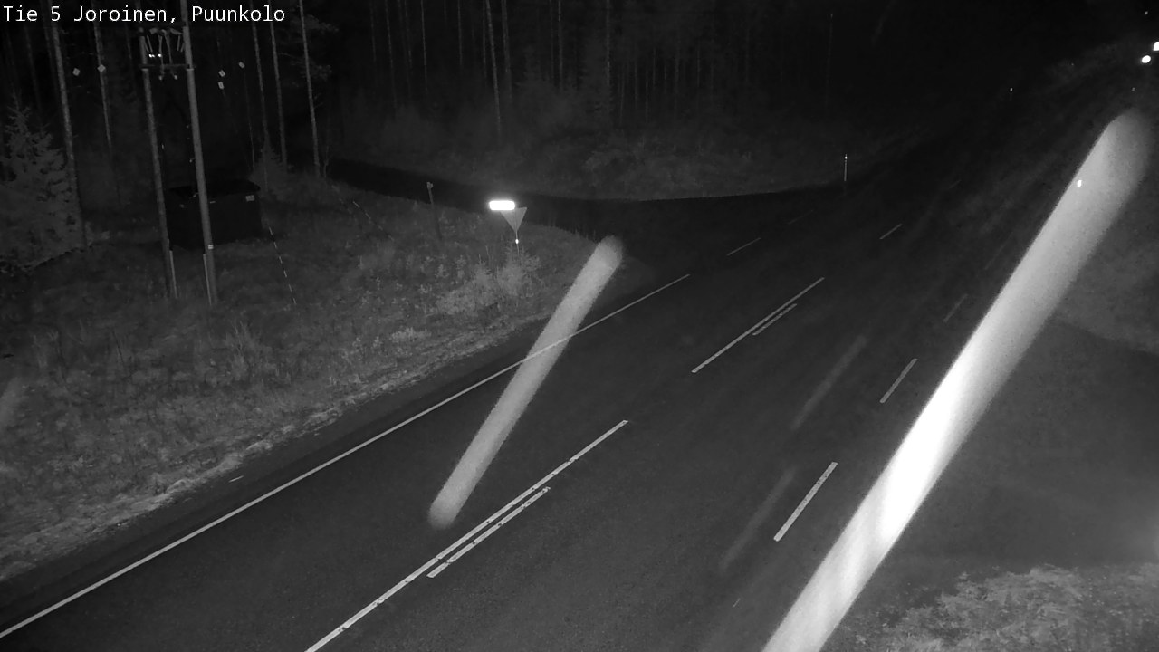 Weather Camera Image Road 5 Joroinen, Puunkolo, Joroinen, Pohjois-Savo