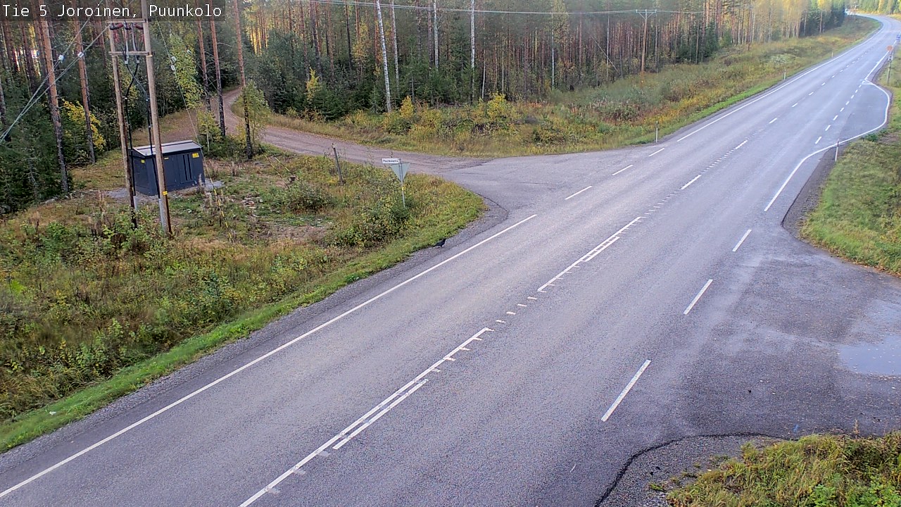 Weather Camera Image Road 5 Joroinen, Puunkolo, Joroinen, Pohjois-Savo