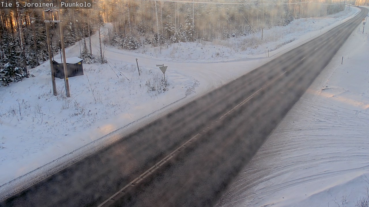 Weather Camera Image Väg 5 Joirois, Puunkolo, Joroinen, Pohjois-Savo