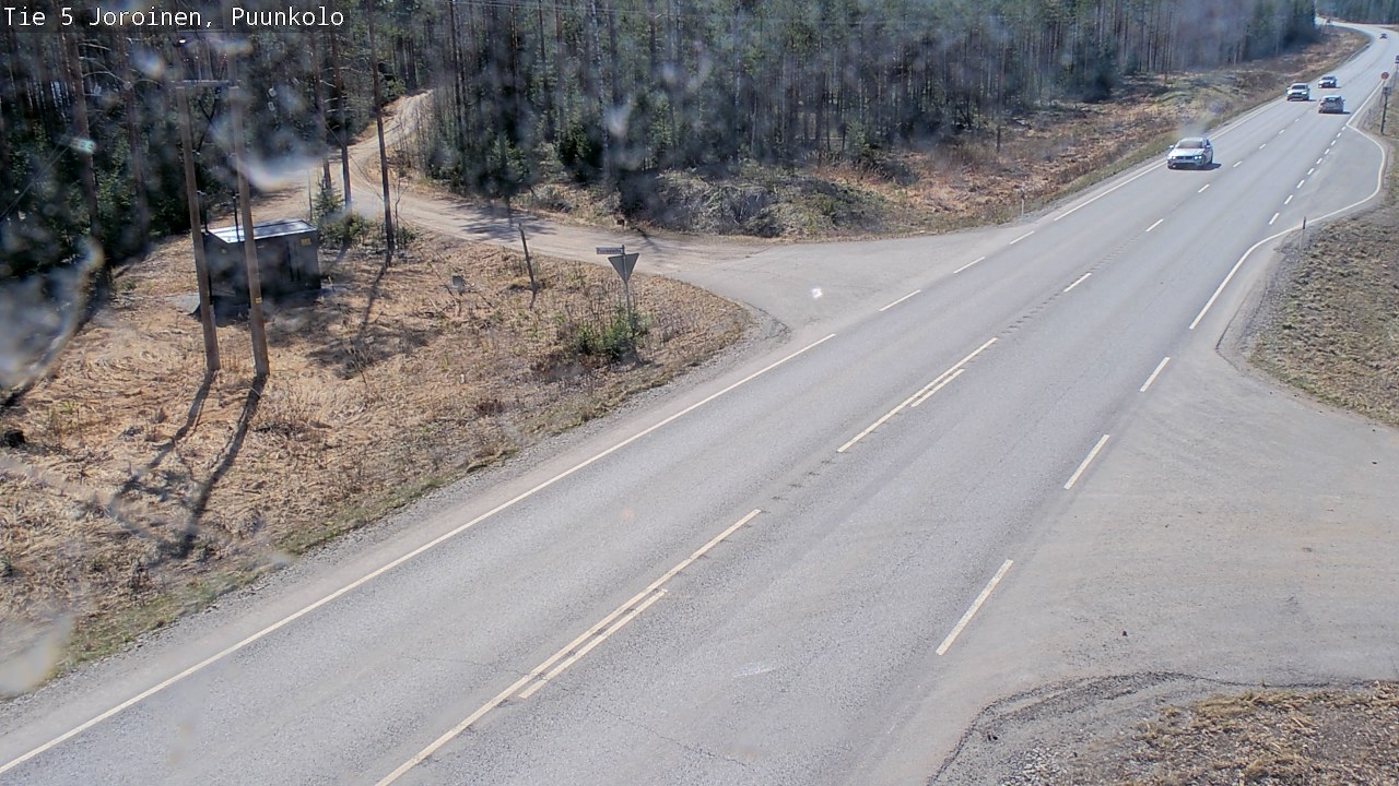 Weather Camera Image Väg 5 Joirois, Puunkolo, Joroinen, Pohjois-Savo
