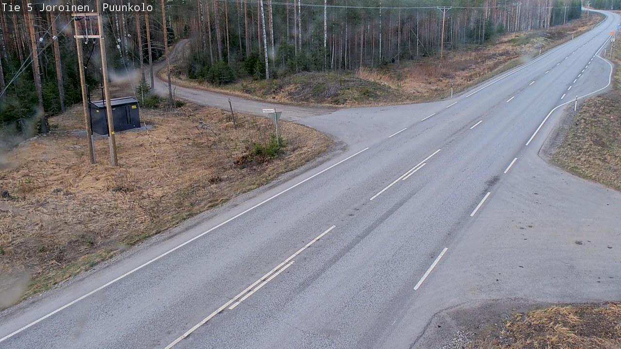 Weather Camera Image Väg 5 Joirois, Puunkolo, Joroinen, Pohjois-Savo