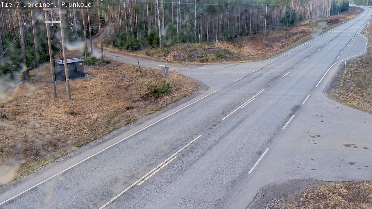 Weather Camera Image Road 5 Joroinen, Puunkolo, Joroinen, Pohjois-Savo