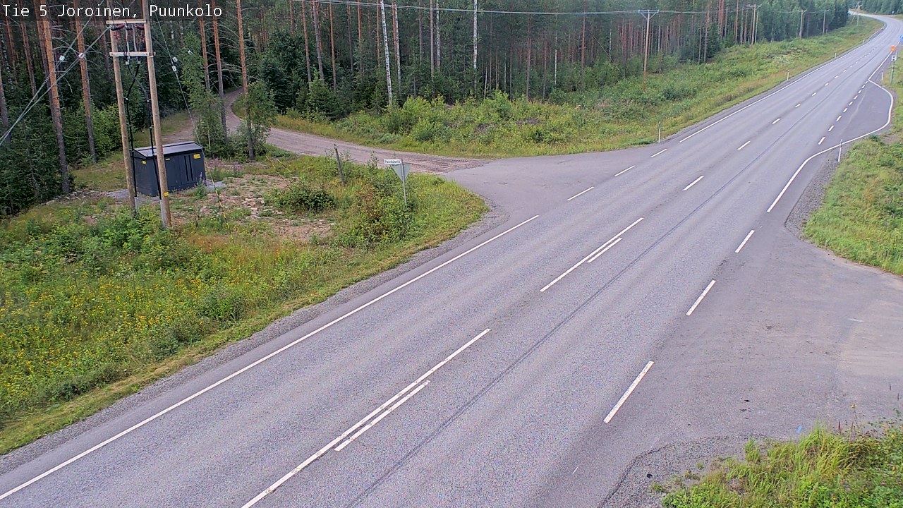 Weather Camera Image Road 5 Joroinen, Puunkolo, Joroinen, Pohjois-Savo
