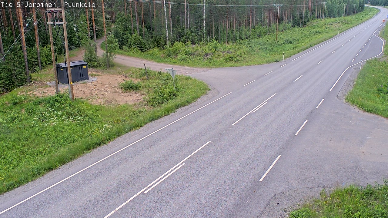 Weather Camera Image Road 5 Joroinen, Puunkolo, Joroinen, Pohjois-Savo