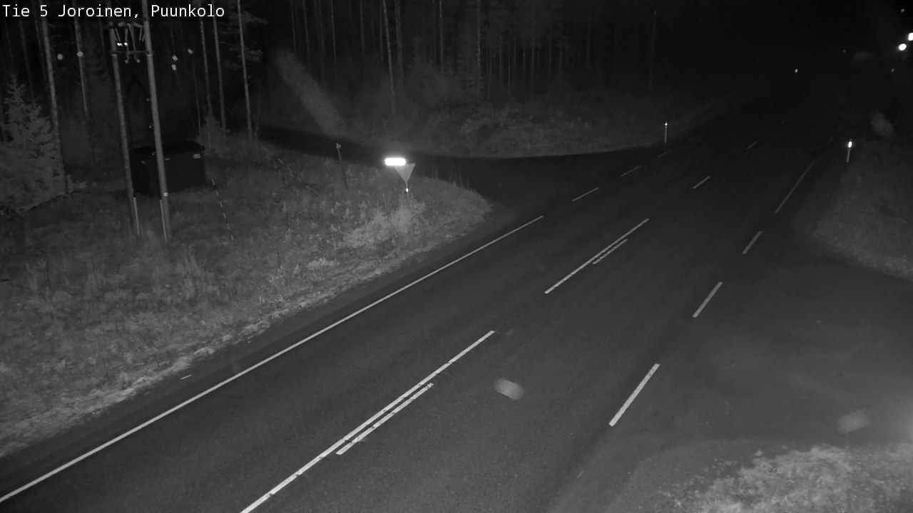 Weather Camera Image Road 5 Joroinen, Puunkolo, Joroinen, Pohjois-Savo