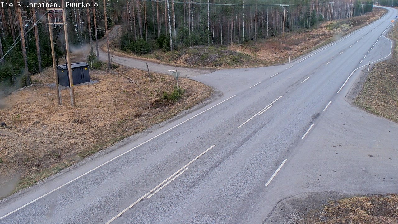 Weather Camera Image Väg 5 Joirois, Puunkolo, Joroinen, Pohjois-Savo