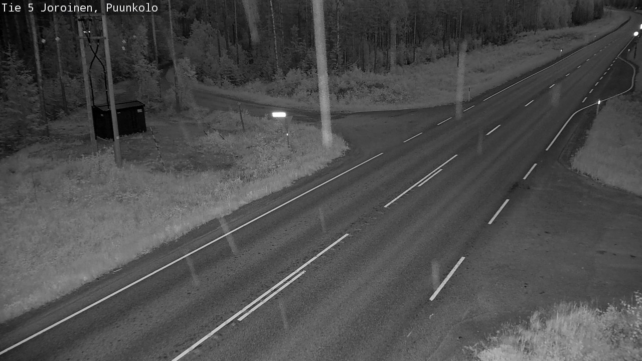 Weather Camera Image Road 5 Joroinen, Puunkolo, Joroinen, Pohjois-Savo
