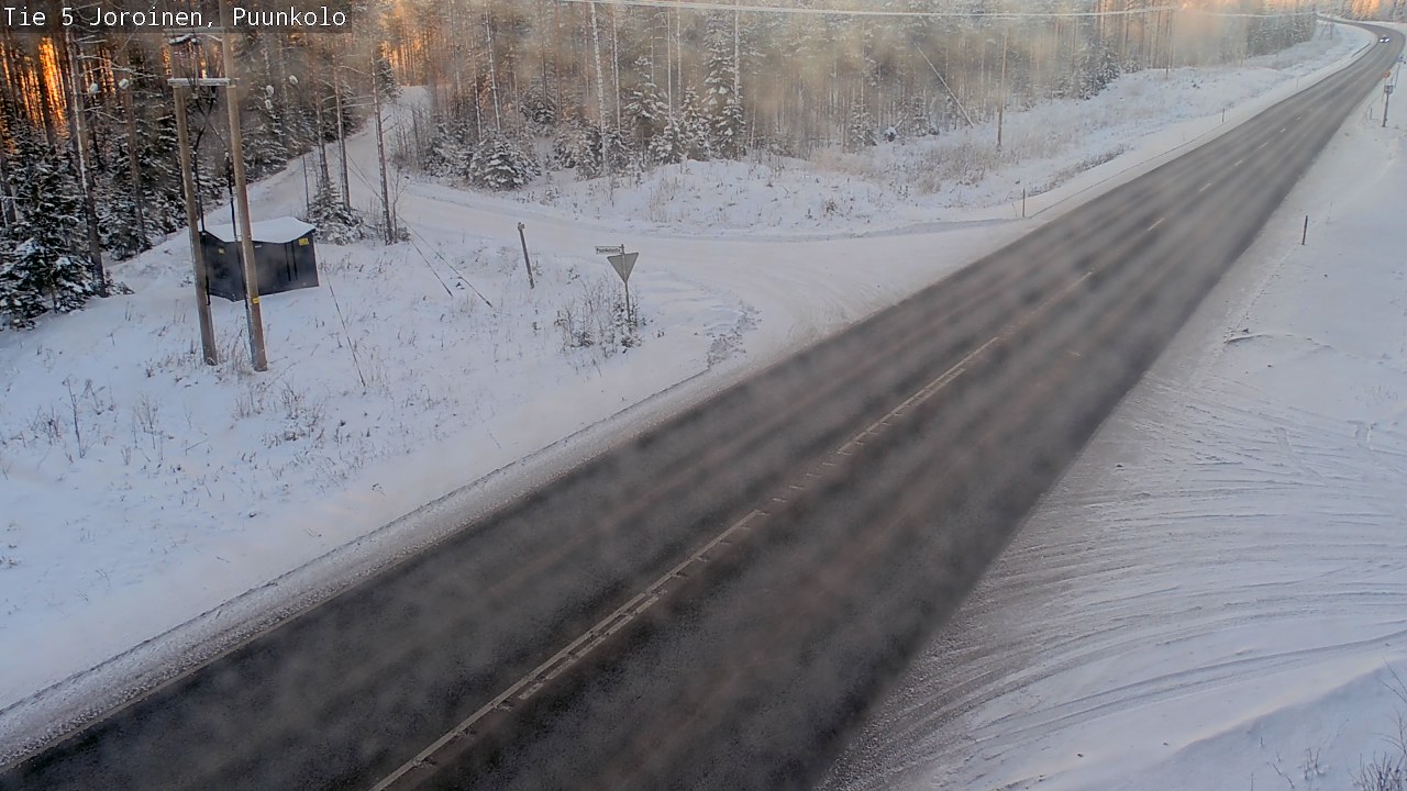 Weather Camera Image Väg 5 Joirois, Puunkolo, Joroinen, Pohjois-Savo