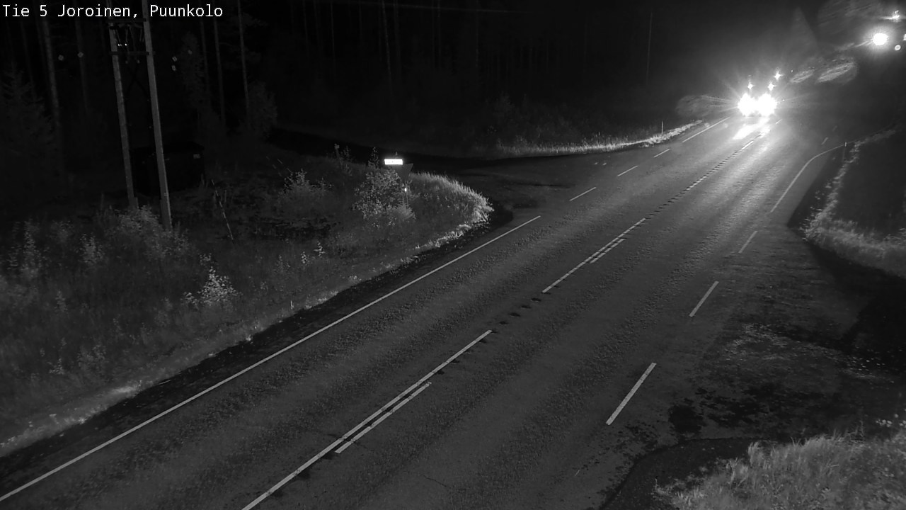 Weather Camera Image Road 5 Joroinen, Puunkolo, Joroinen, Pohjois-Savo