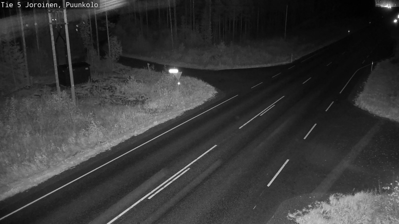Weather Camera Image Road 5 Joroinen, Puunkolo, Joroinen, Pohjois-Savo