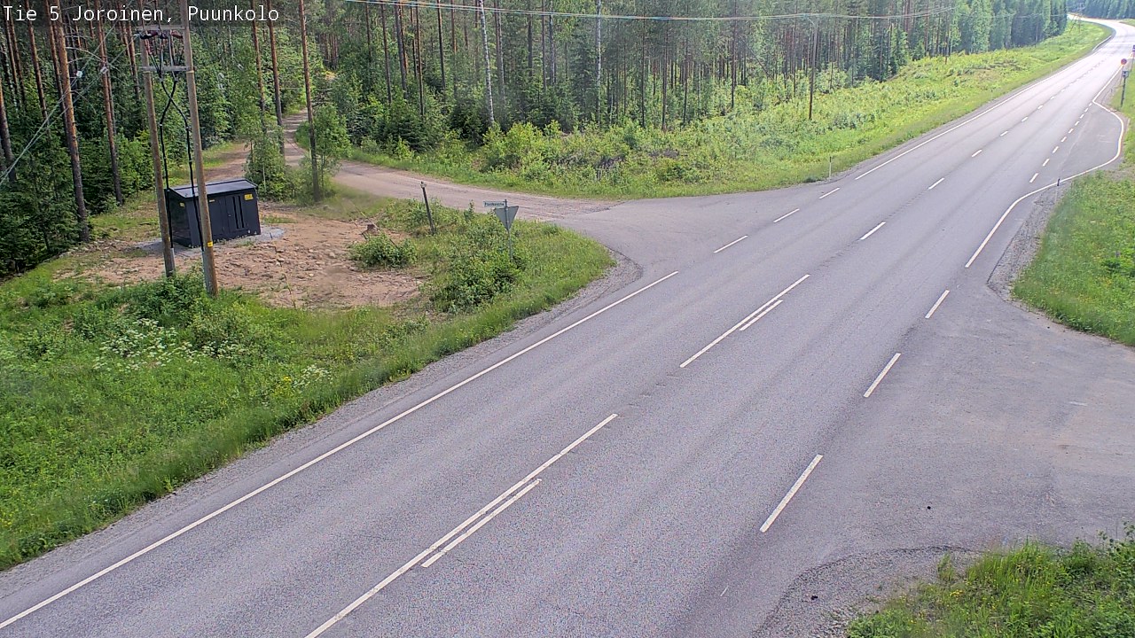 Weather Camera Image Road 5 Joroinen, Puunkolo, Joroinen, Pohjois-Savo