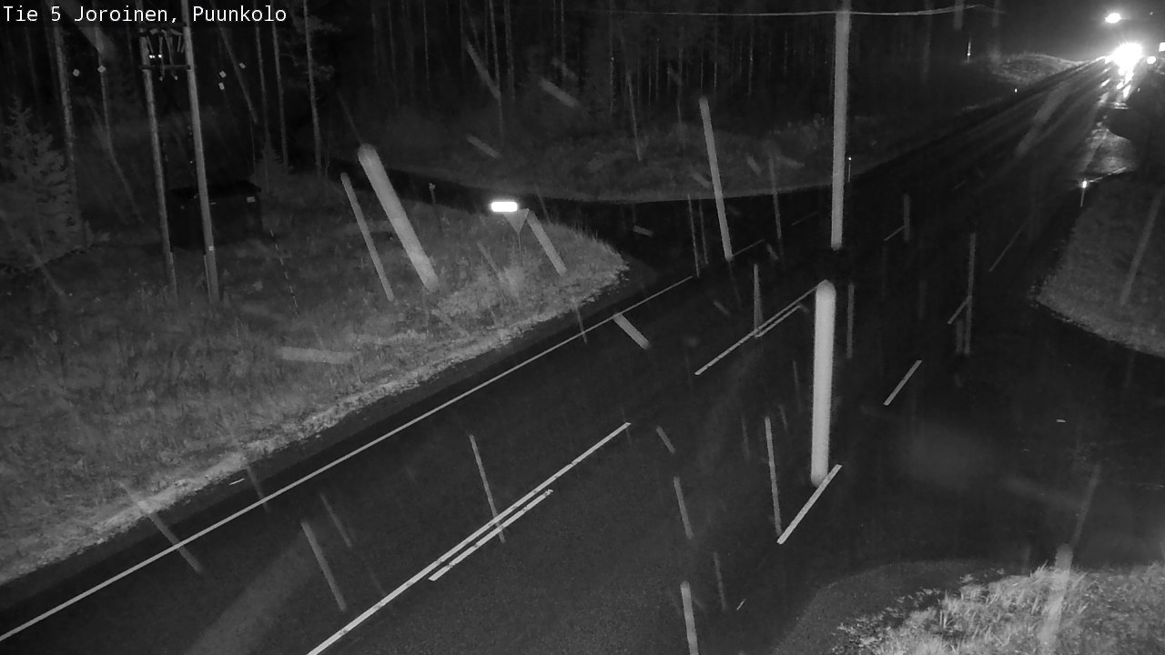 Weather Camera Image Väg 5 Joirois, Puunkolo, Joroinen, Pohjois-Savo