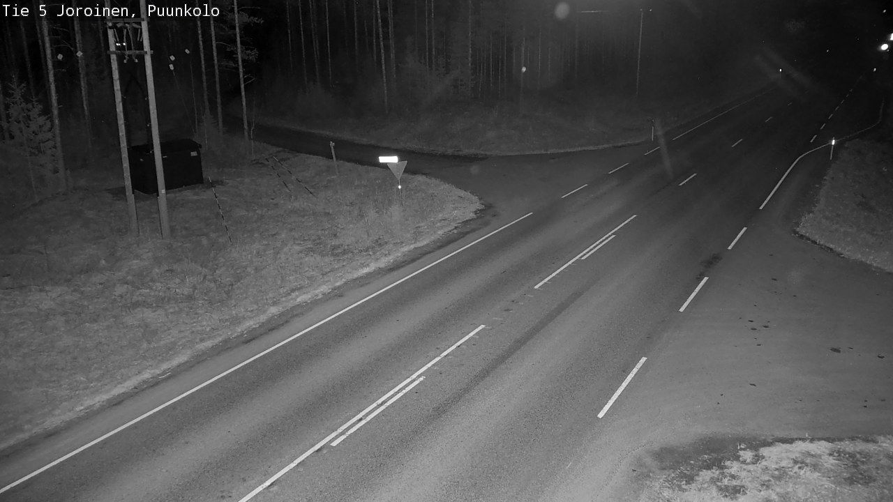 Weather Camera Image Road 5 Joroinen, Puunkolo, Joroinen, Pohjois-Savo