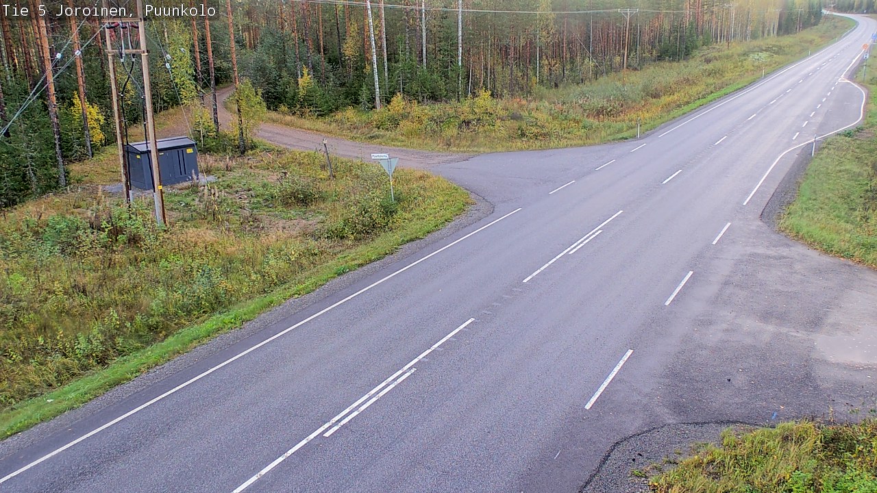 Weather Camera Image Road 5 Joroinen, Puunkolo, Joroinen, Pohjois-Savo