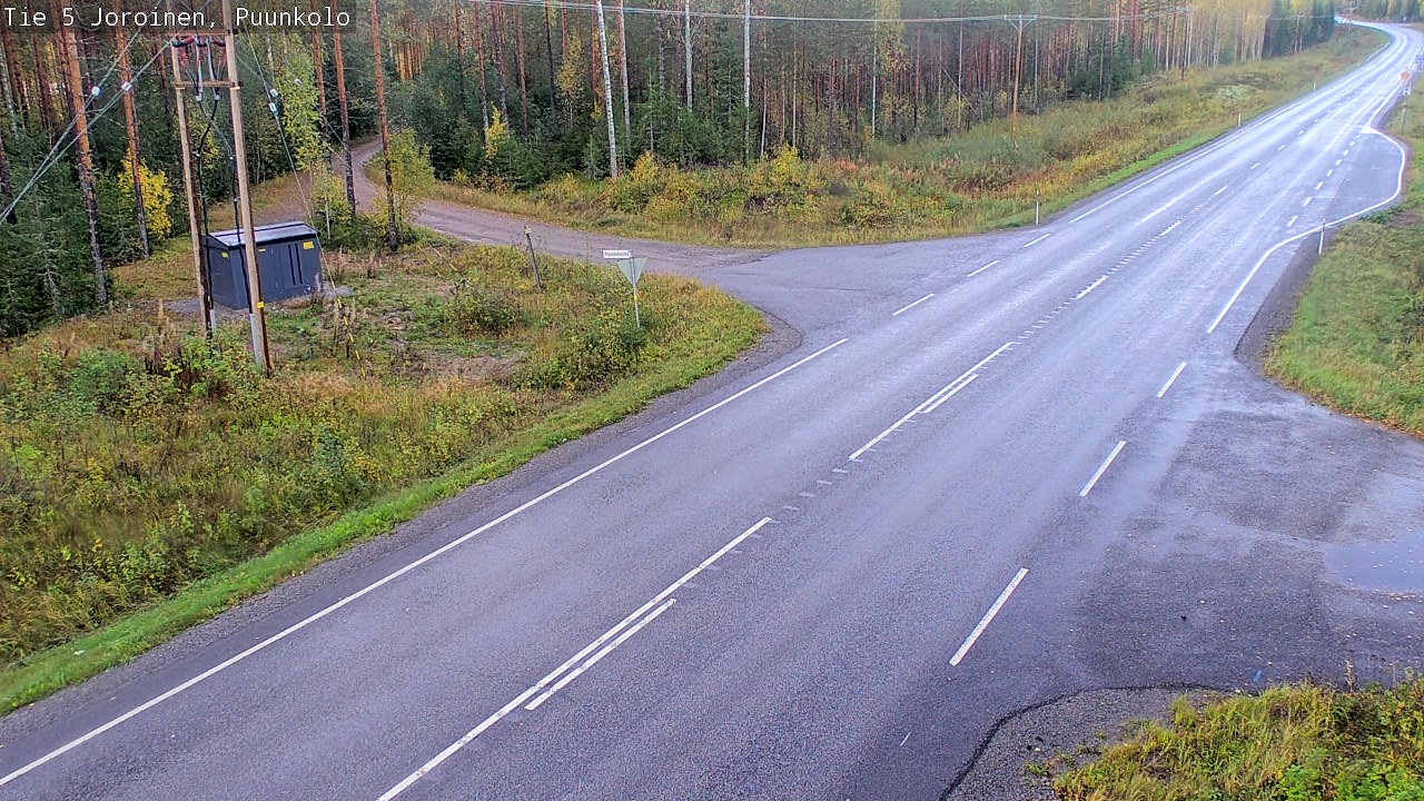 Weather Camera Image Road 5 Joroinen, Puunkolo, Joroinen, Pohjois-Savo