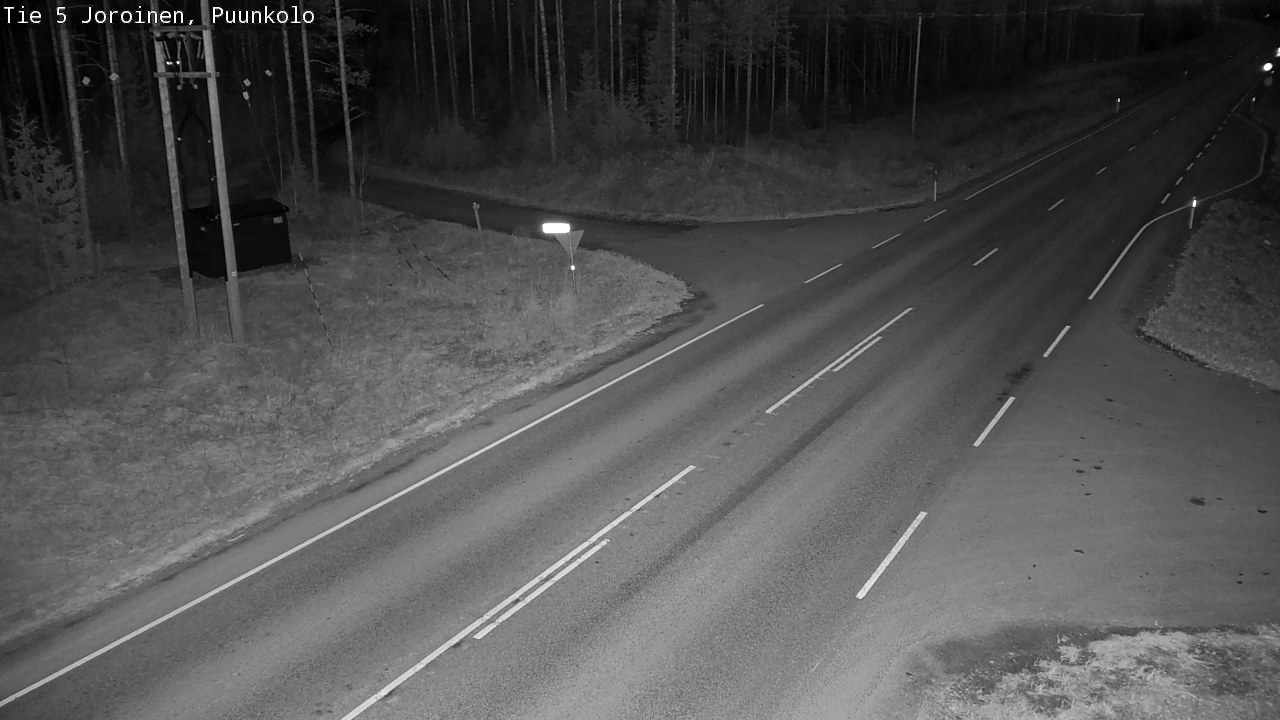 Weather Camera Image Road 5 Joroinen, Puunkolo, Joroinen, Pohjois-Savo